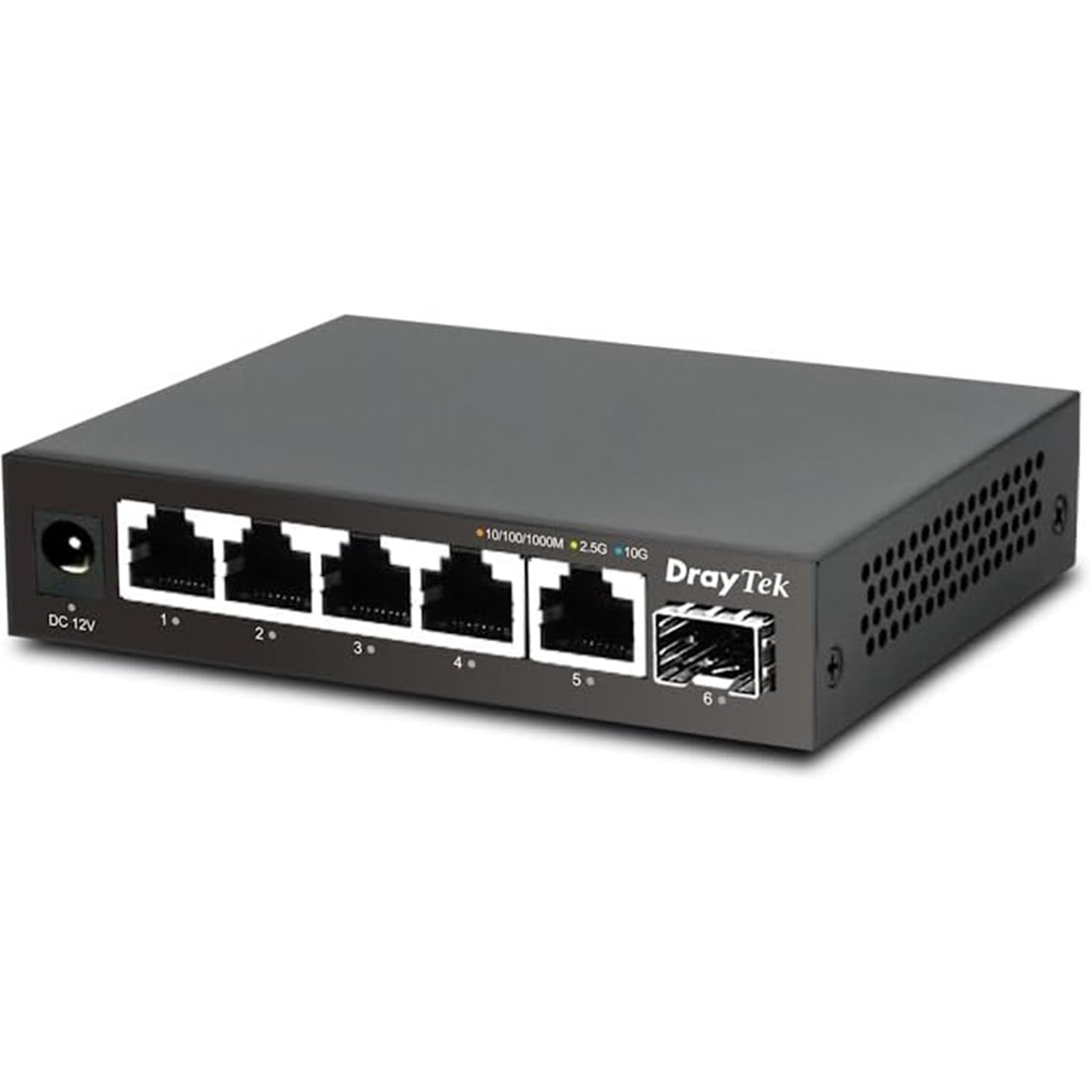 DrayTek VigorSwitch Q60x 2.5G 5-Port Fanless Switch SFP+ 10GbE DrayTek VigorSwitch Q60x 2.5G 5-Port Fanless Switch SFP+ 10GbE